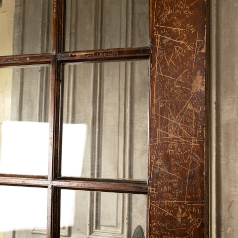 #39286 39x82 Antique Wood Classroom Door image 8