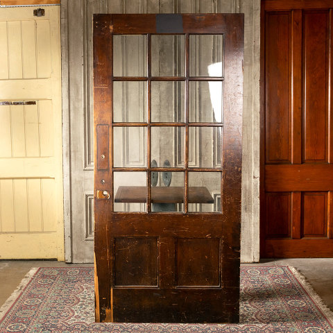 #39289 39x82 Antique Wood Classroom Door image 5