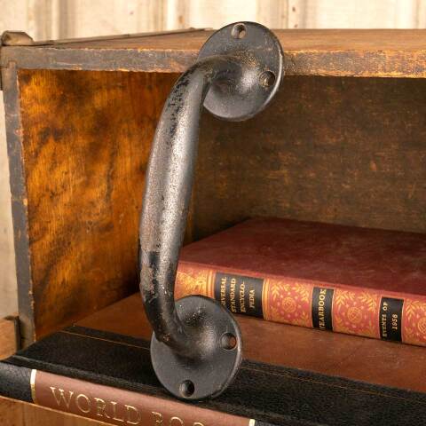 #39492 Salvaged Antique Cast Iron Door Handle image 2