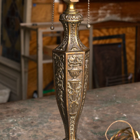 #39550 Bronze Double Socket Table Lamp image 5