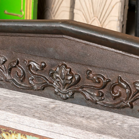 #39579 Cast Iron Building Pediment Window Header image 2