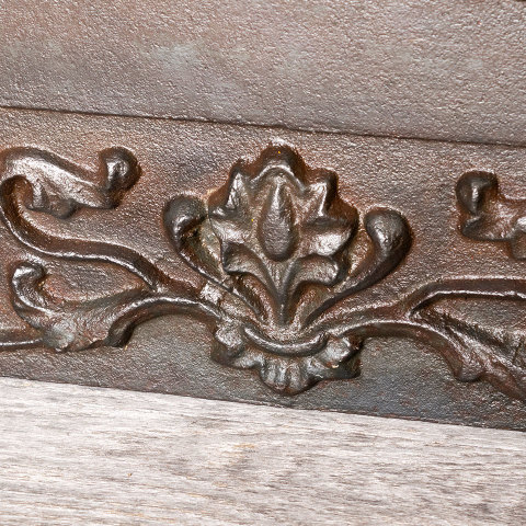 #39579 Cast Iron Building Pediment Window Header image 5