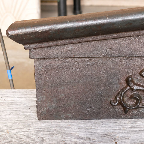 #39579 Cast Iron Building Pediment Window Header image 6