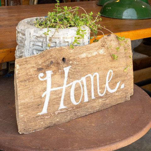 #39786 Live Edge Wood HOME Sign image 2