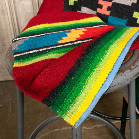 #39816 Vintage Wool Saddle Blanket image 4