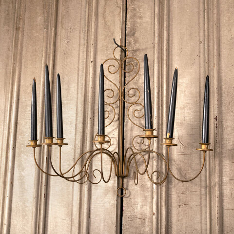 #39855 Decorative Candelabra with 7 Wood Candles image 2