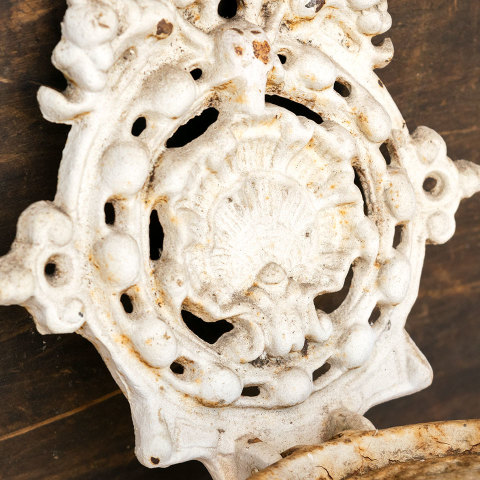 #39917 Small Cast Iron Wall Mount Candle Holder image 3