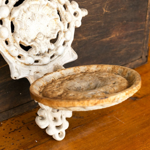 #39917 Small Cast Iron Wall Mount Candle Holder image 4