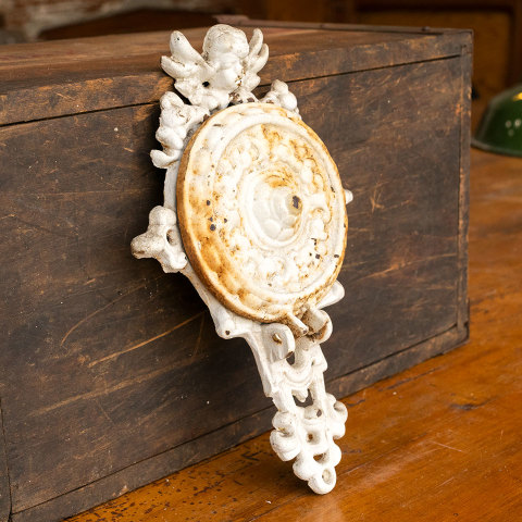 #39917 Small Cast Iron Wall Mount Candle Holder image 5