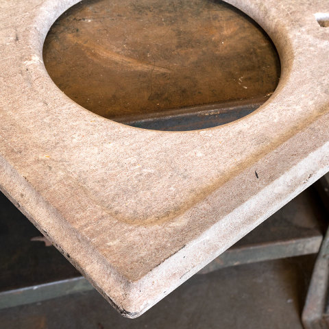 #39951 Victorian Double Bowl Marble Sink Top image 5