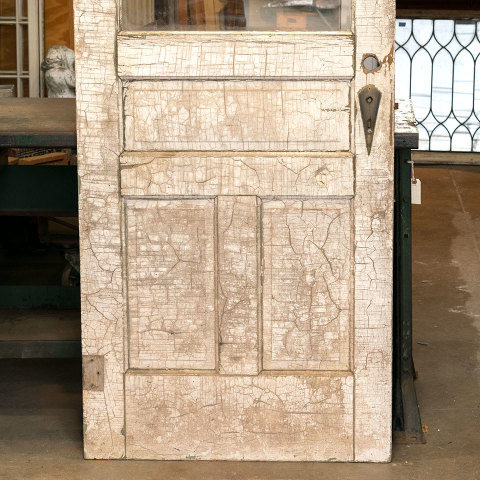 #39989 32x80 Salvaged Half Lite Entry Door image 3