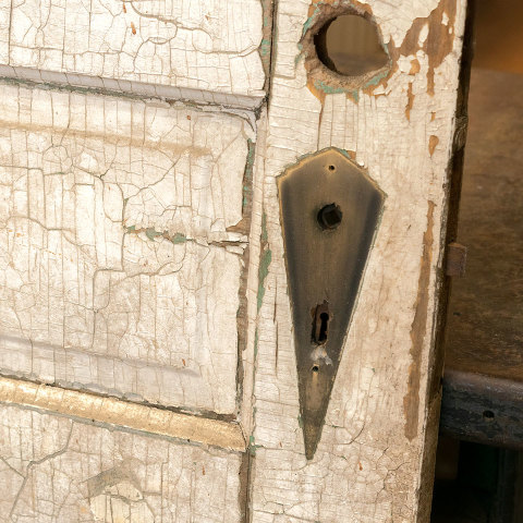 #39989 32x80 Salvaged Half Lite Entry Door image 4