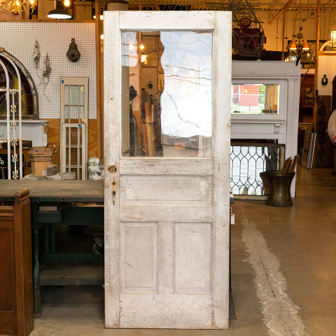 #39989 32x80 Salvaged Half Lite Entry Door image 5