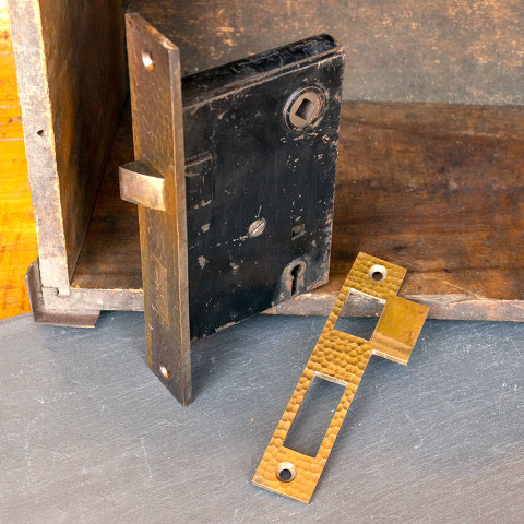 #40048 Antique JB Schroder Door Mortise Latch Set image 4