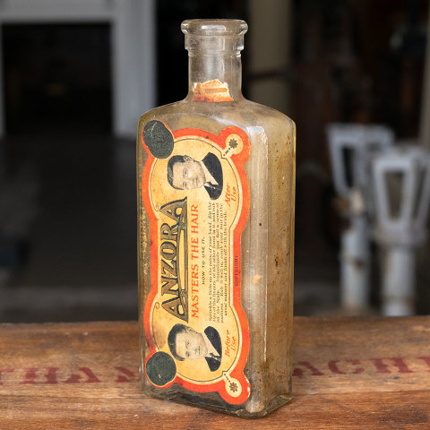 #40102 Anzora Hair Cream Bottle with Label image 2