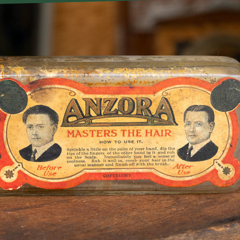 #40102 Anzora Hair Cream Bottle with Label image 3