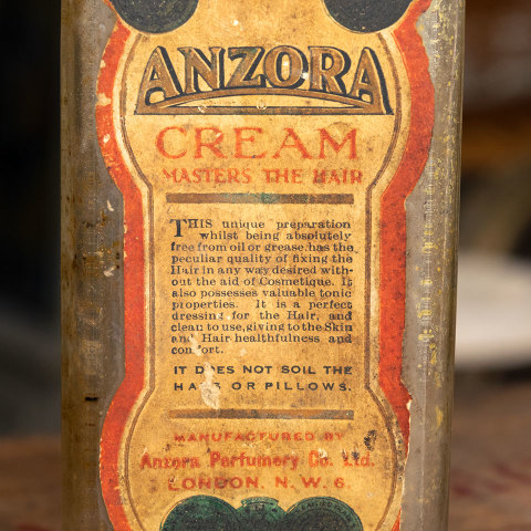 #40102 Anzora Hair Cream Bottle with Label image 5