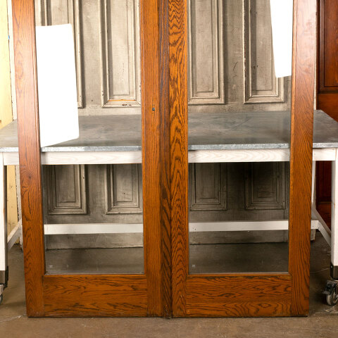 #40140 54x80 Salvaged Oak Full View Storm Doors image 3