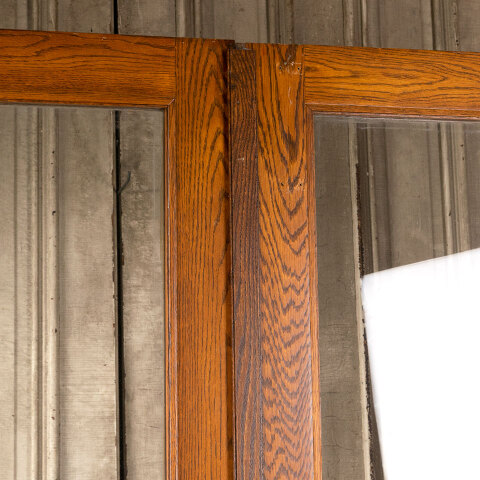 #40140 54x80 Salvaged Oak Full View Storm Doors image 4