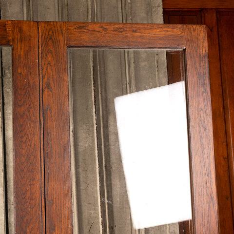 #40140 54x80 Salvaged Oak Full View Storm Doors image 8