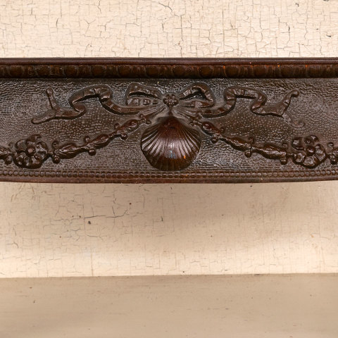 #40176 Antique Cast Iron Fireplace Surround image 2