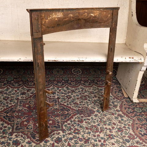 #40176 Antique Cast Iron Fireplace Surround image 7