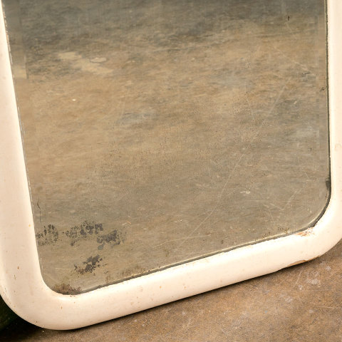 #40182 Antique Wood Framed Beveled Mirror image 5