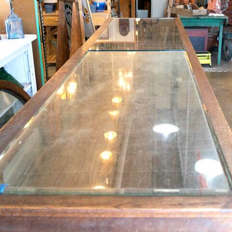 #40190 Antique Shoe Store Showcase Display Cabinet image 4