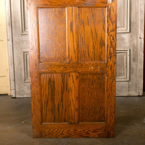 #40253 33x79 Salvaged 6 Panel Oak Interior Door image 3