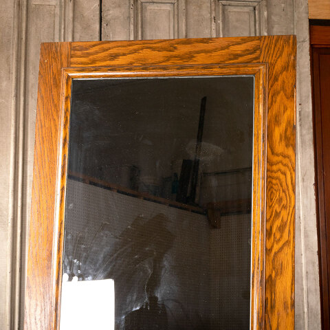 #40255 28x80 6 Panel Oak Interior Door w/ Mirror image 5