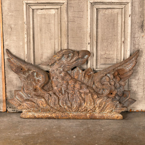 #40300 Antique Cast Iron Phoenix Building Ornaments image 5