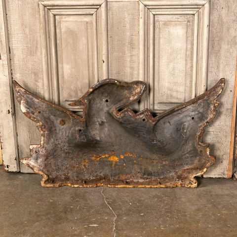 #40300 Antique Cast Iron Phoenix Building Ornaments image 8