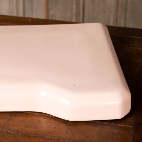 #40353 Vintage Pink Porcelain Toilet Tank Lid image 2