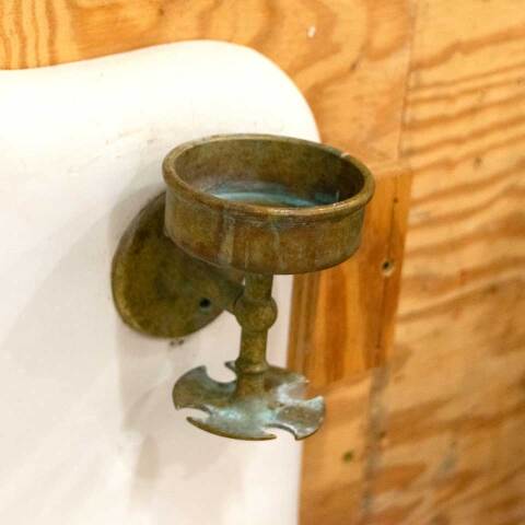 #40361 Antique Porcelain Bathroom Sink with Legs image 3