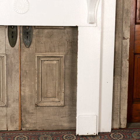 #40363 Salvaged Antique Wood Fireplace Mantel image 5