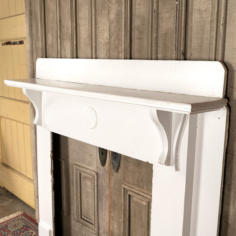 #40363 Salvaged Antique Wood Fireplace Mantel image 2