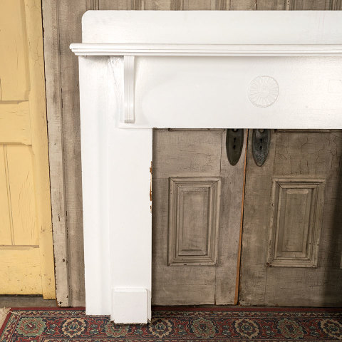 #40363 Salvaged Antique Wood Fireplace Mantel image 7