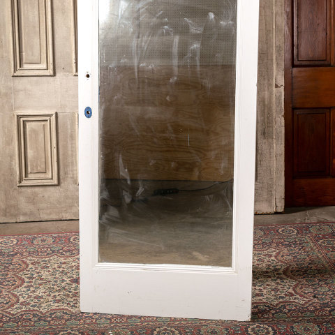 #40475 30x79 Antique 6 Panel Oak Mirrored Door image 3