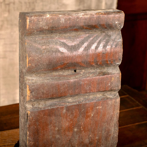 #40532 Antique Pine Plinth Trim Block image 2