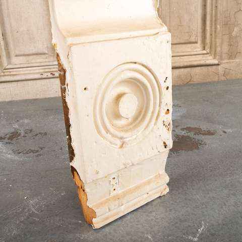 #40563 Antique Wood Rosette Trim Block image 6