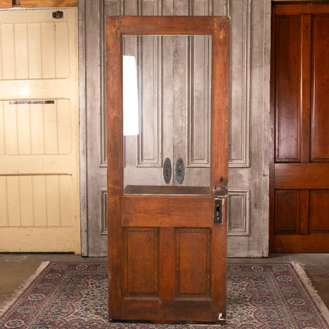 #40623 32x80 Antique Half Lite Entry Door image 4