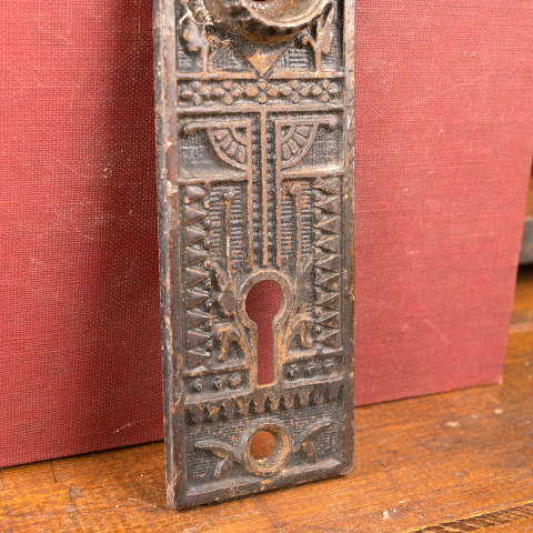 #40636 Antique Victorian Eastlake Door Backplates image 5