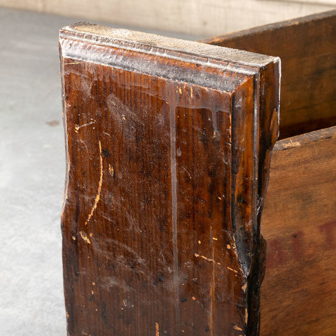 #40679 Antique Pine Door Casing Plinth Trim Block image 2