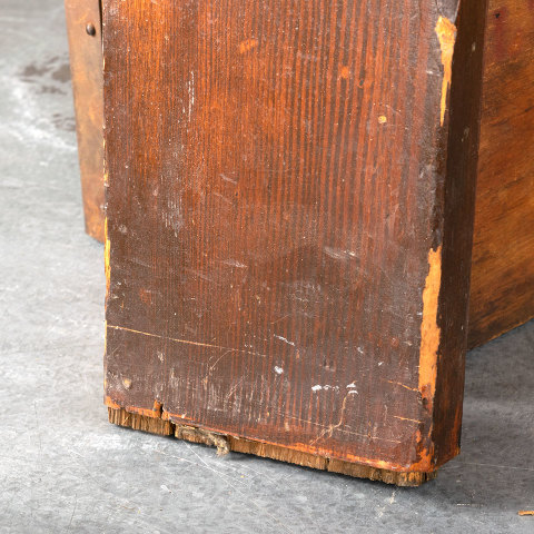 #40679 Antique Pine Door Casing Plinth Trim Block image 4