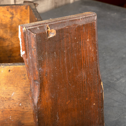 #40679 Antique Pine Door Casing Plinth Trim Block image 5