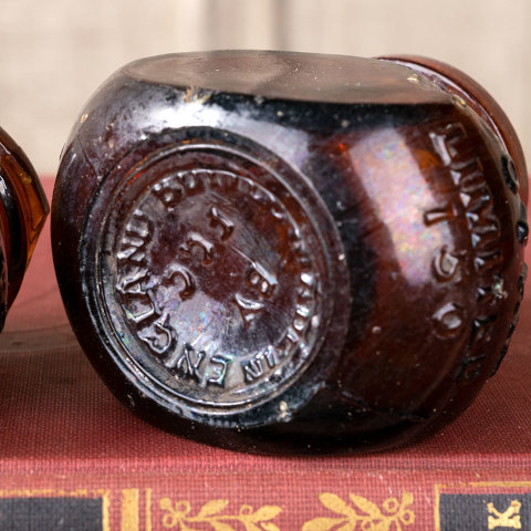 #40696 Set of 2 Small Bovril Bottles image 4