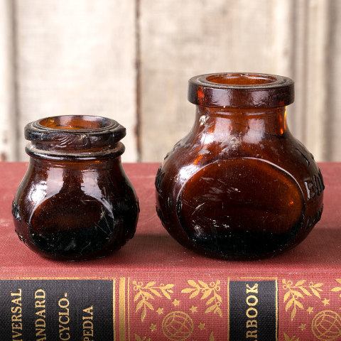 #40696 Set of 2 Small Bovril Bottles image 2