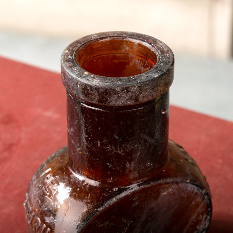 #40702 Antique Glass Bovril Limited Bottle image 4