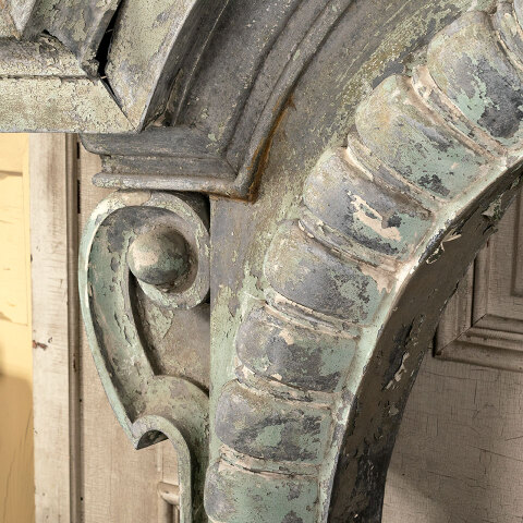 #4072 Antique Mansard Dormer Window Surround image 6