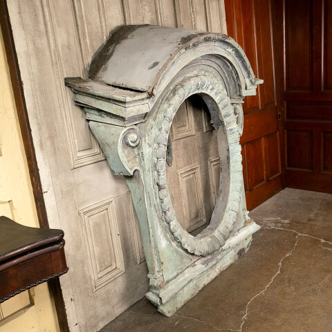 #4072 Antique Mansard Dormer Window Surround image 7